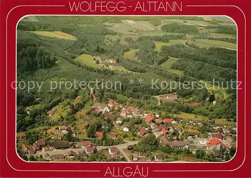 AK / Ansichtskarte Alttann Allgaeu Fliegeraufnahme Kat. Wolfegg