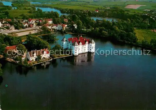 AK / Ansichtskarte Gluecksburg Ostseebad Fliegeraufnahme Wasserschloss Kat. Gluecksburg (Ostsee)