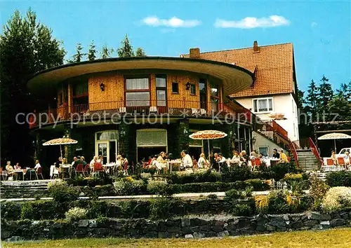 AK / Ansichtskarte Hahnenklee Bockswiese Harz Gaestehaus Cafe Restaurant Bastei Kat. Goslar