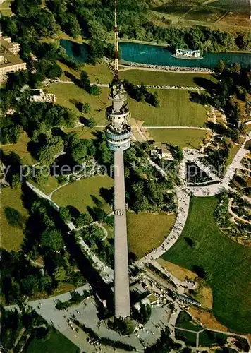 AK / Ansichtskarte Dortmund Fliegeraufnahme Westfalenpark Florianturm Kat. Dortmund