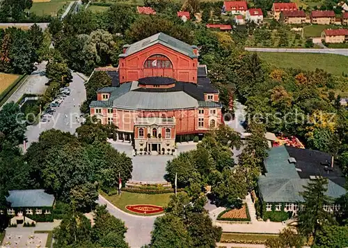 AK / Ansichtskarte Bayreuth Fliegeraufnahme Richard Wagner Festspielhaus Kat. Bayreuth