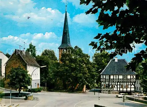 AK / Ansichtskarte Wengern Leimkasten mit Ev Kirche Kat. Wetter (Ruhr)