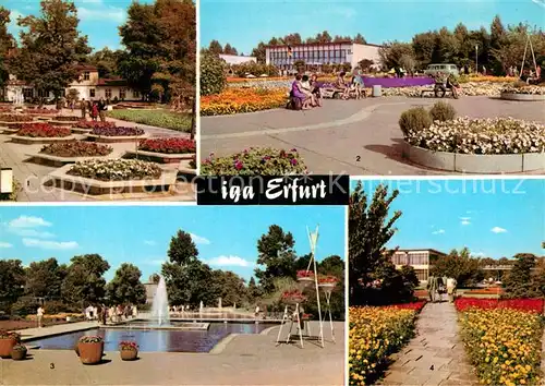 AK / Ansichtskarte Erfurt IGA Rosengarten Am Festplatz Wasserachse Zentralgaststaette Kat. Erfurt