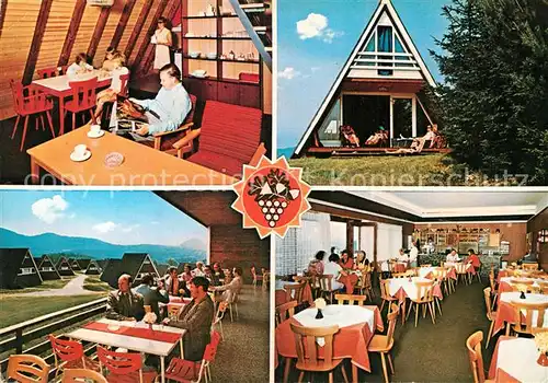 AK / Ansichtskarte Gossersweiler Stein Feriendorf Eichwald Bungalow Gastraum Kat. Gossersweiler Stein