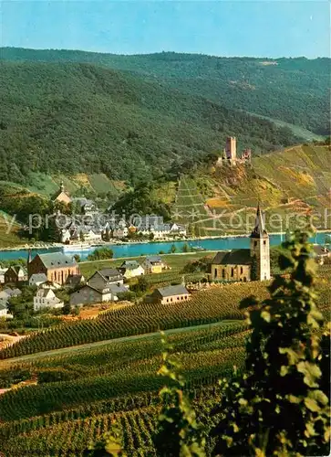 AK / Ansichtskarte Beilstein Mosel mt Burg Metternich Kat. Beilstein