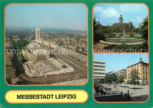 AK / Ansichtskarte Leipzig Fliegeraufnahme Neues Rathaus Pirnaische Strasse Kat. Leipzig