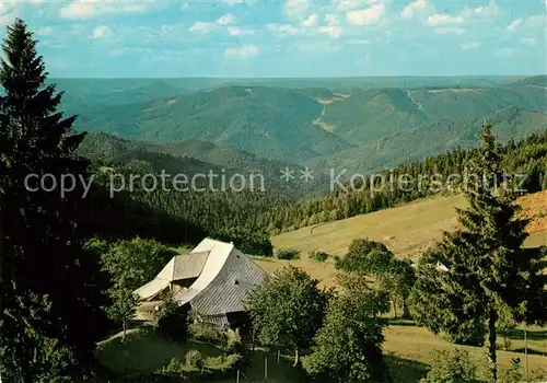 AK / Ansichtskarte Schonach Schwarzwald Holzeckblick Kat. Schonach im Schwarzwald