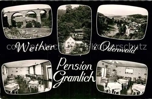 AK / Ansichtskarte Weiher Odenwald Pension Gramlich