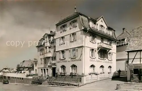 AK / Ansichtskarte Waldkatzenbach Gasthof Pension Katzenbuckel Kat. Waldbrunn