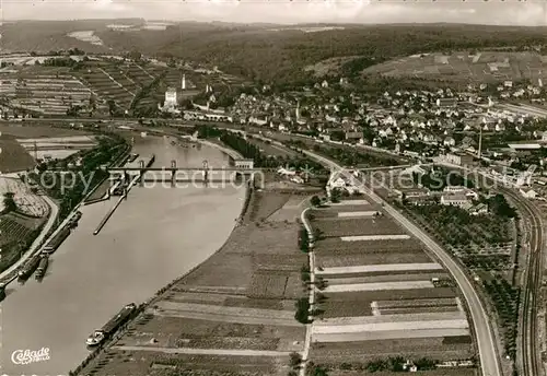 AK / Ansichtskarte Gundelsheim Neckar Fliegeraufnahme 