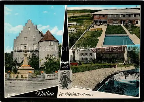 AK / Ansichtskarte Dallau Sanatorium Schloss Anlagen Kat. Elztal