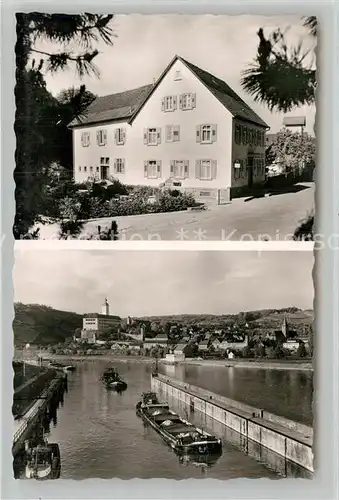 AK / Ansichtskarte Gundelsheim Neckar Gasthof Wuerttemberger Hof Scheuse