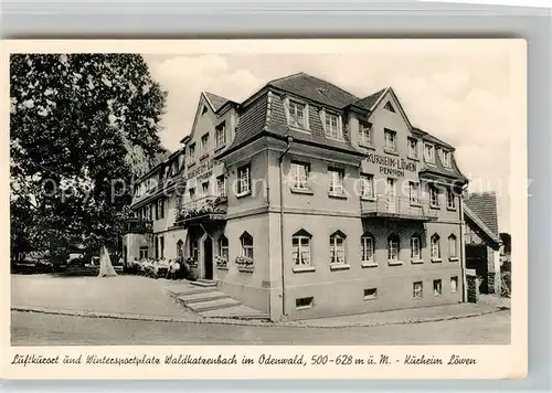 AK / Ansichtskarte Waldkatzenbach Kurheim Loewen Kat. Waldbrunn