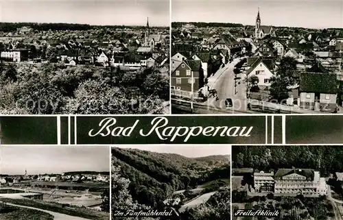 AK / Ansichtskarte Bad Rappenau Panorama Fuenfmuehlental Freiluftklinik Kat. Bad Rappenau