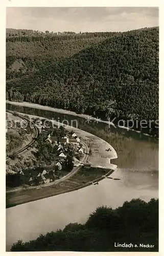 AK / Ansichtskarte Lindach Eberbach Panorama Neckar Kat. Eberbach