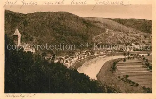 AK / Ansichtskarte Zwingenberg Neckar Panorama