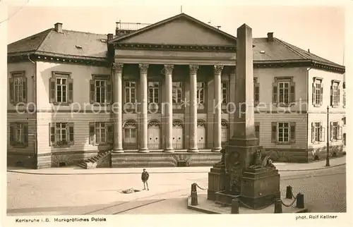 AK / Ansichtskarte Foto Kellner Rolf Nr. 210 Karlsruhe Markgraefliches Palais  Kat. Fotografie