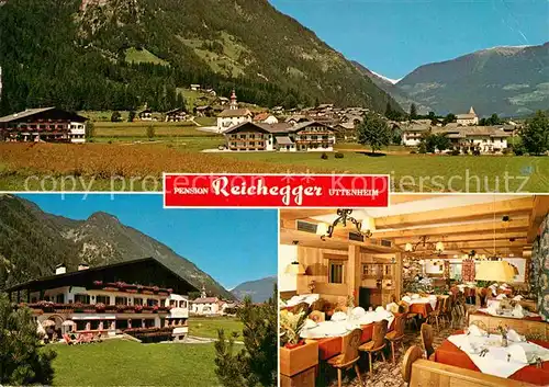 AK / Ansichtskarte Uttenheim Suedtirol Pension Reichegger Panorama Taurerer Tal Ahrntal