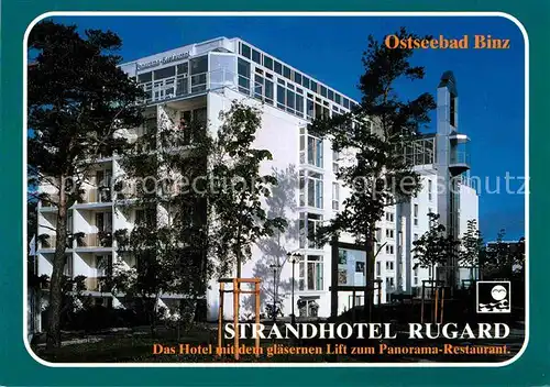 AK / Ansichtskarte Binz Ruegen Strandhotel Rugard Ostseebad Kat. Binz