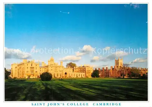 AK / Ansichtskarte Cambridge Cambridgeshire Saint Johns College 