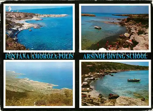 AK / Ansichtskarte Cyprus Zypern Fontana Amoroza Polis Arsinoe Diving School  Kat. Zypern