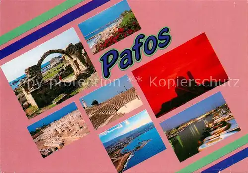 AK / Ansichtskarte Paphos Ruinen Hafen  Kat. Paphos Cyprus
