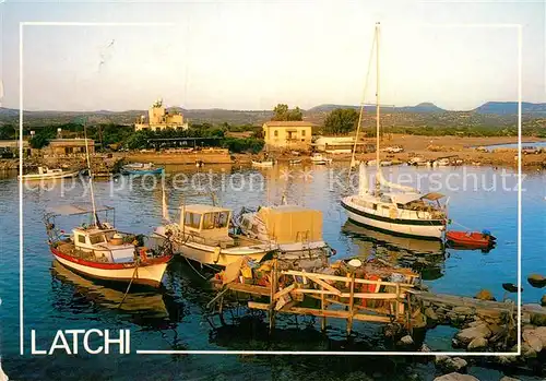 AK / Ansichtskarte Latchi Hafen Boot 