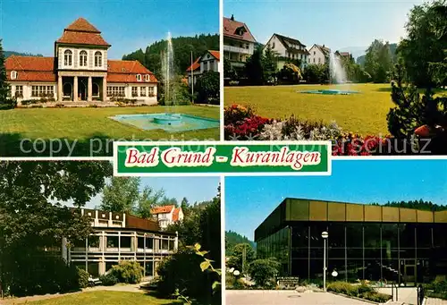 AK / Ansichtskarte Bad Grund Kuranlagen Kat. Bad Grund (Harz)