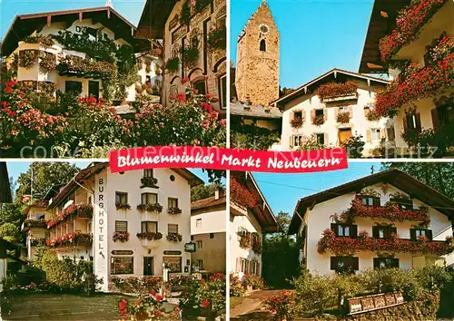 AK / Ansichtskarte Neubeuern Blumenwinkel Burghotel Kat. Neubeuern Inn