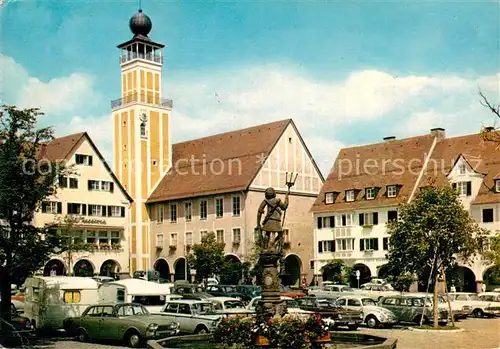 AK / Ansichtskarte Freudenstadt Marktplatz mit Rathaus Kat. Freudenstadt