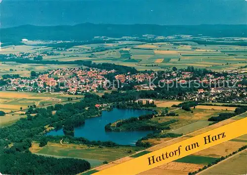 AK / Ansichtskarte Hattorf Harz Fliegeraufnahme Kat. Hattorf am Harz