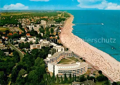 AK / Ansichtskarte Groemitz Ostseebad Fliegeraufnahme Kat. Groemitz