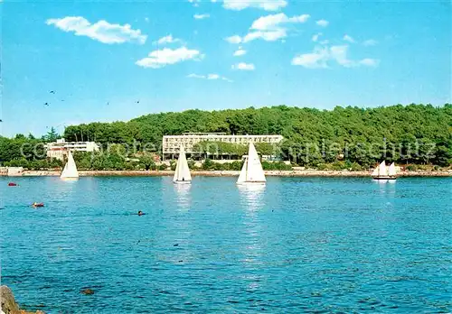 AK / Ansichtskarte Rovinj Istrien Hotel Park Segelboote Kat. Hrvatska