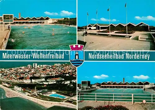 AK / Ansichtskarte Norderney Nordseebad Meerwasser Wellenfreibad Kat. Norderney