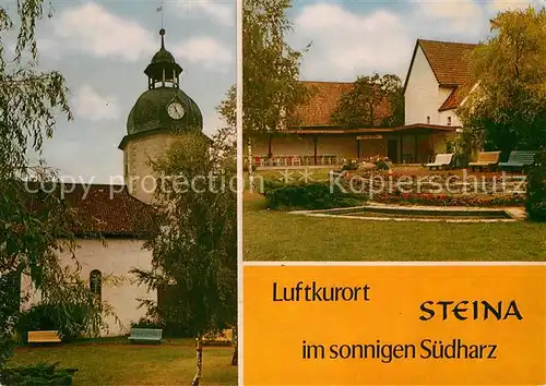 AK / Ansichtskarte Steina Suedharz Kirche Ortsansichten Kat. Bad Sachsa