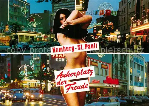 AK / Ansichtskarte Hamburg Sankt Pauli Nacht Kat. Hamburg