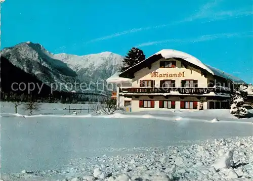 AK / Ansichtskarte Bayrischzell Hotel Mariandl Winter Kat. Bayrischzell