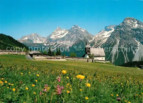 AK / Ansichtskarte Arosa GR Bergkirchli Mederger Flue Tiejer Flue Furggahorn Schiesshorn Kat. Arosa