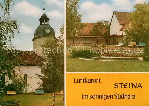 AK / Ansichtskarte Steina Suedharz Kirche Park Kat. Bad Sachsa