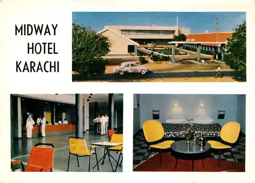 AK / Ansichtskarte Midway Hotel Karachi Kat. South Derbyshire