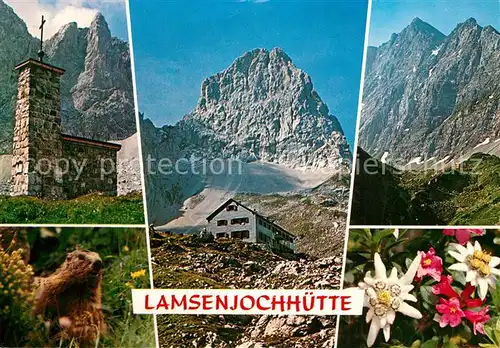 AK / Ansichtskarte Karwendel Lamsenjochhuette Kat. Schwaz