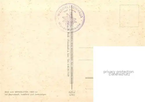 AK / Ansichtskarte Bayrischzell Sudelfeld Zentralalpen Wendelstein Kat. Bayrischzell