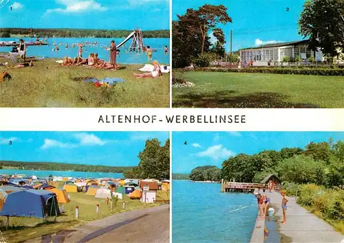 AK / Ansichtskarte Altenhof Werbellinsee Strand Campingplatz 