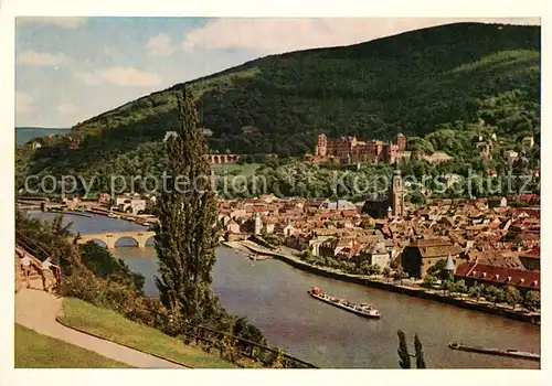 AK / Ansichtskarte Heidelberg Neckar Philosophenweg Kat. Heidelberg