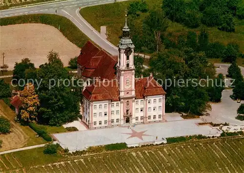 AK / Ansichtskarte Birnau Fliegeraufnahme Basilika erbaut Peter Thumb Kat. Uhldingen Muehlhofen