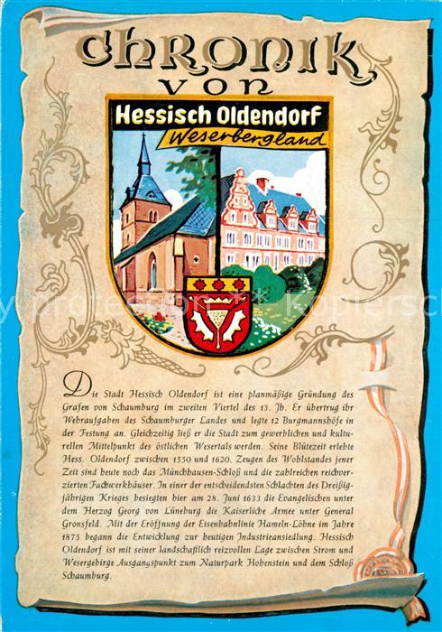 AK / Ansichtskarte Hessisch Oldendorf Lange Strasse Muenchhausen