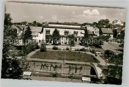 AK / Ansichtskarte Bad Koenig Odenwald Kurgarten Sanatorium Mueller Kat. Bad Koenig