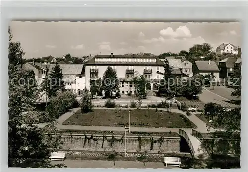 AK / Ansichtskarte Bad Koenig Odenwald Kurgarten Sanatorium Mueller Kat. Bad Koenig