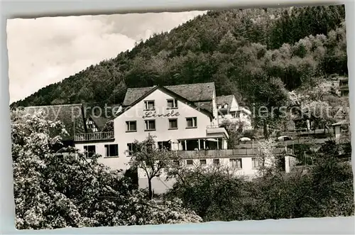 AK / Ansichtskarte Langenthal Odenwald Gasthof Pension zur Linde Kat. Hirschhorn (Neckar)