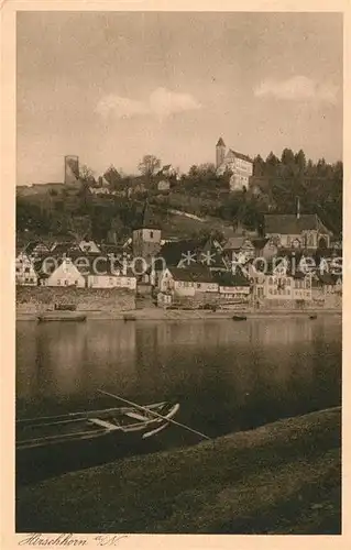 AK / Ansichtskarte Hirschhorn Neckar Schloss Panorama Kat. Hirschhorn (Neckar)